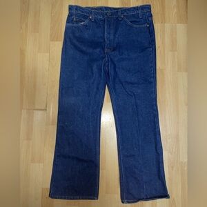 Vintage Levi's Orange Tab Boot Cut Jeans Men Size 34x34 Made In USA